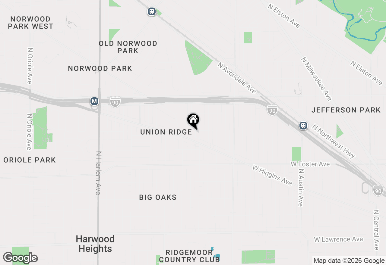 Map of 5361 N Normandy Avenue, Chicago, IL 60656