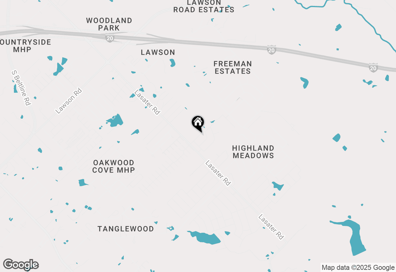 Map of 1206 Champlain Way, Dallas, TX 75253