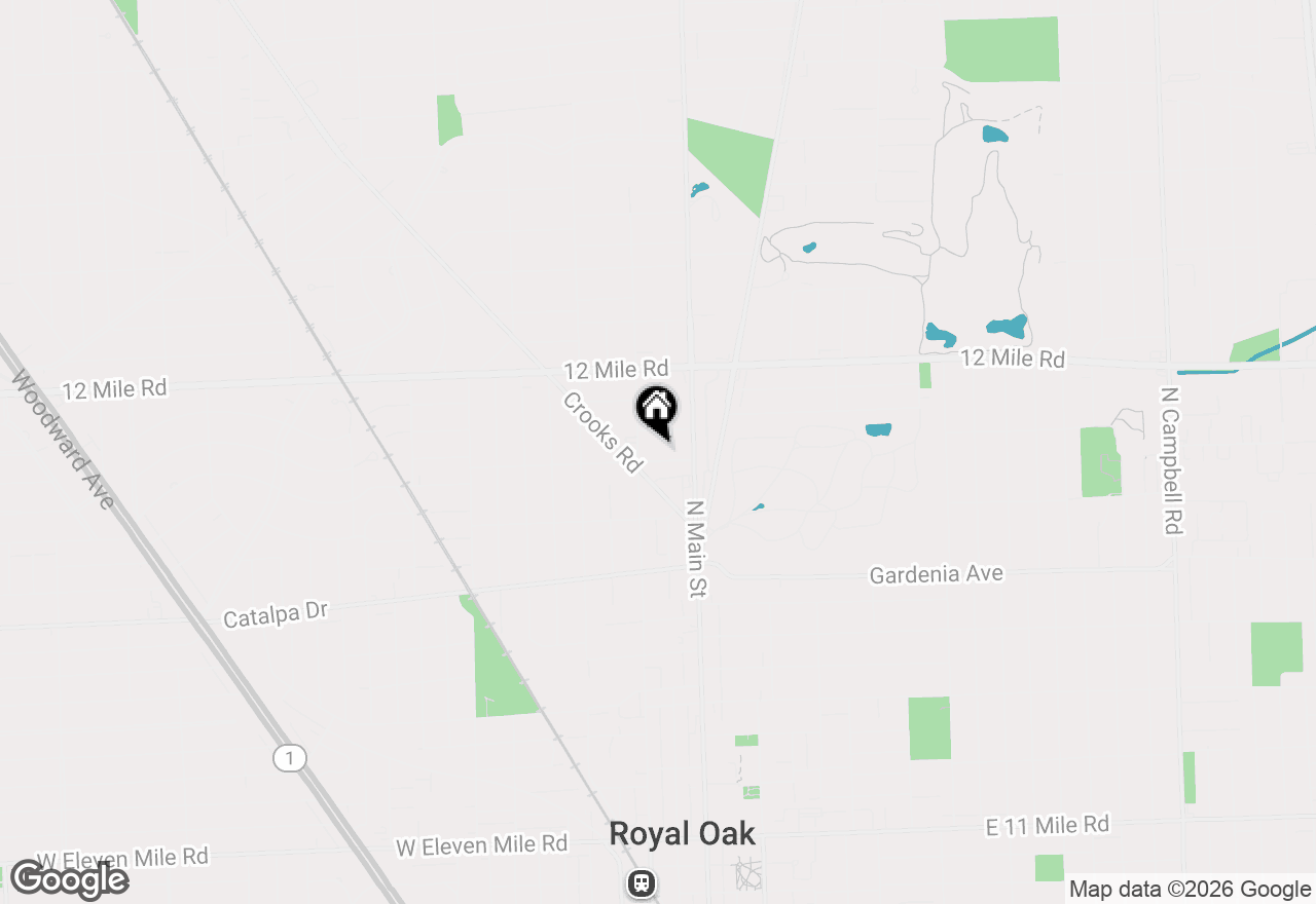 Map of 214 Woodsboro Drive #1, Royal Oak, MI 48067