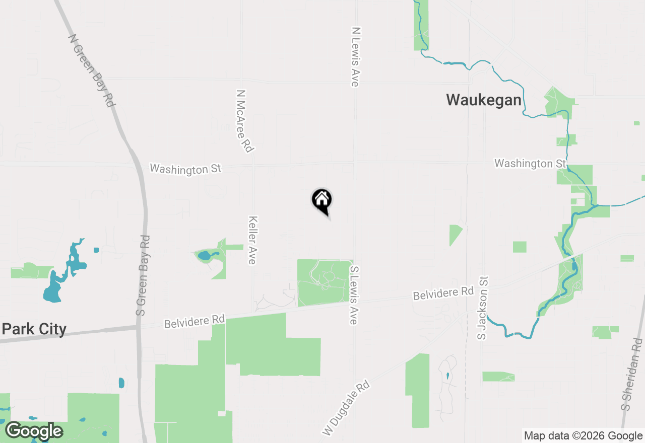 Map of 151 S Martin Avenue, Waukegan, IL 60085