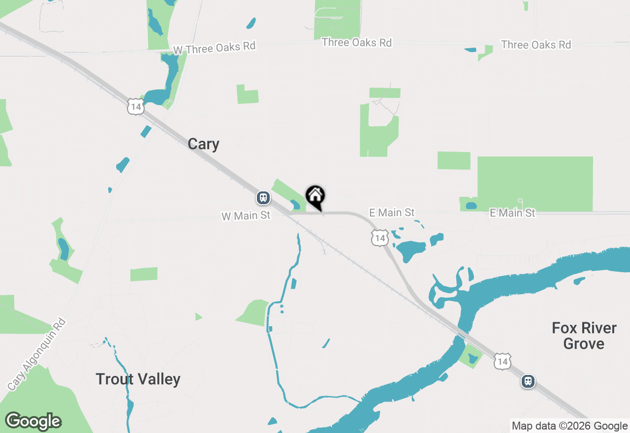 Map of 3 E Main Street #1, Cary, IL 60013