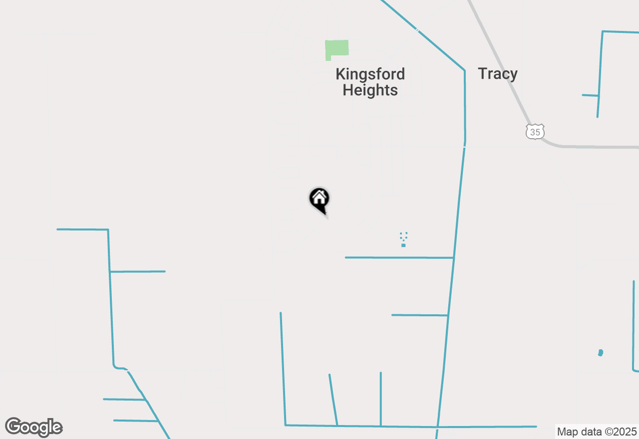 Map of 912 Kenilworth Road, Kingsford Heights, IN 46346