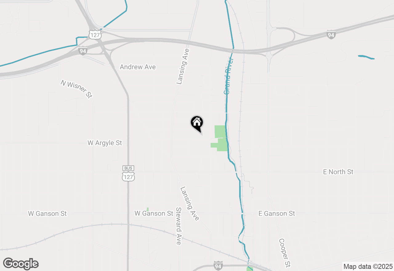 Map of 328 Adams Street, Jackson, MI 49202