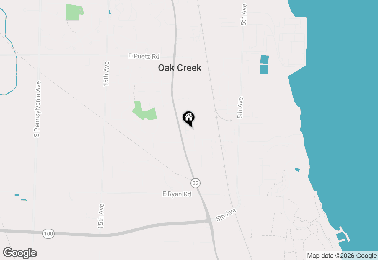 Map of 9120 S Chicago Ct, Oak Creek, WI 53154