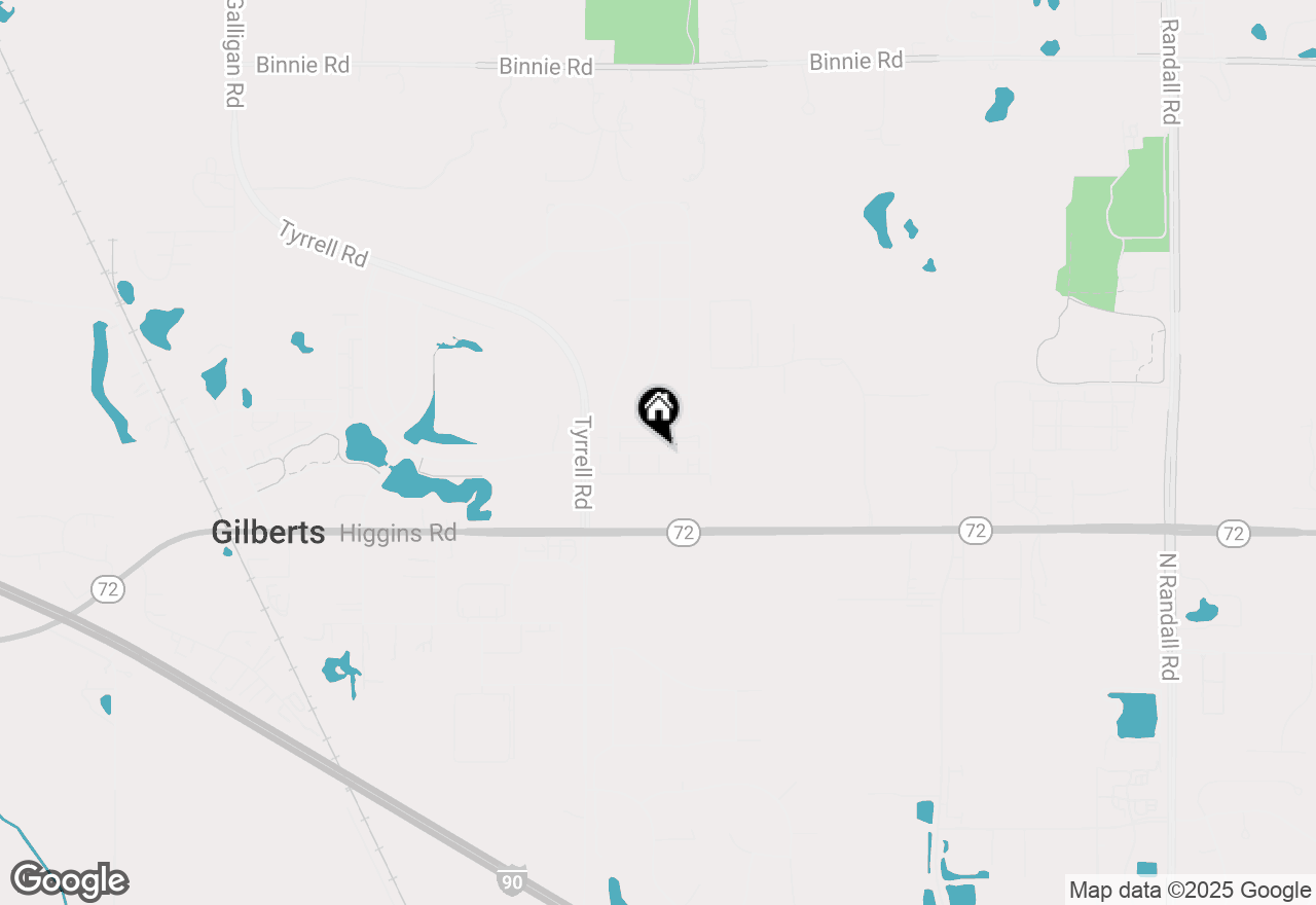 Map of 525 Town Center Boulevard, Gilberts, IL 60136