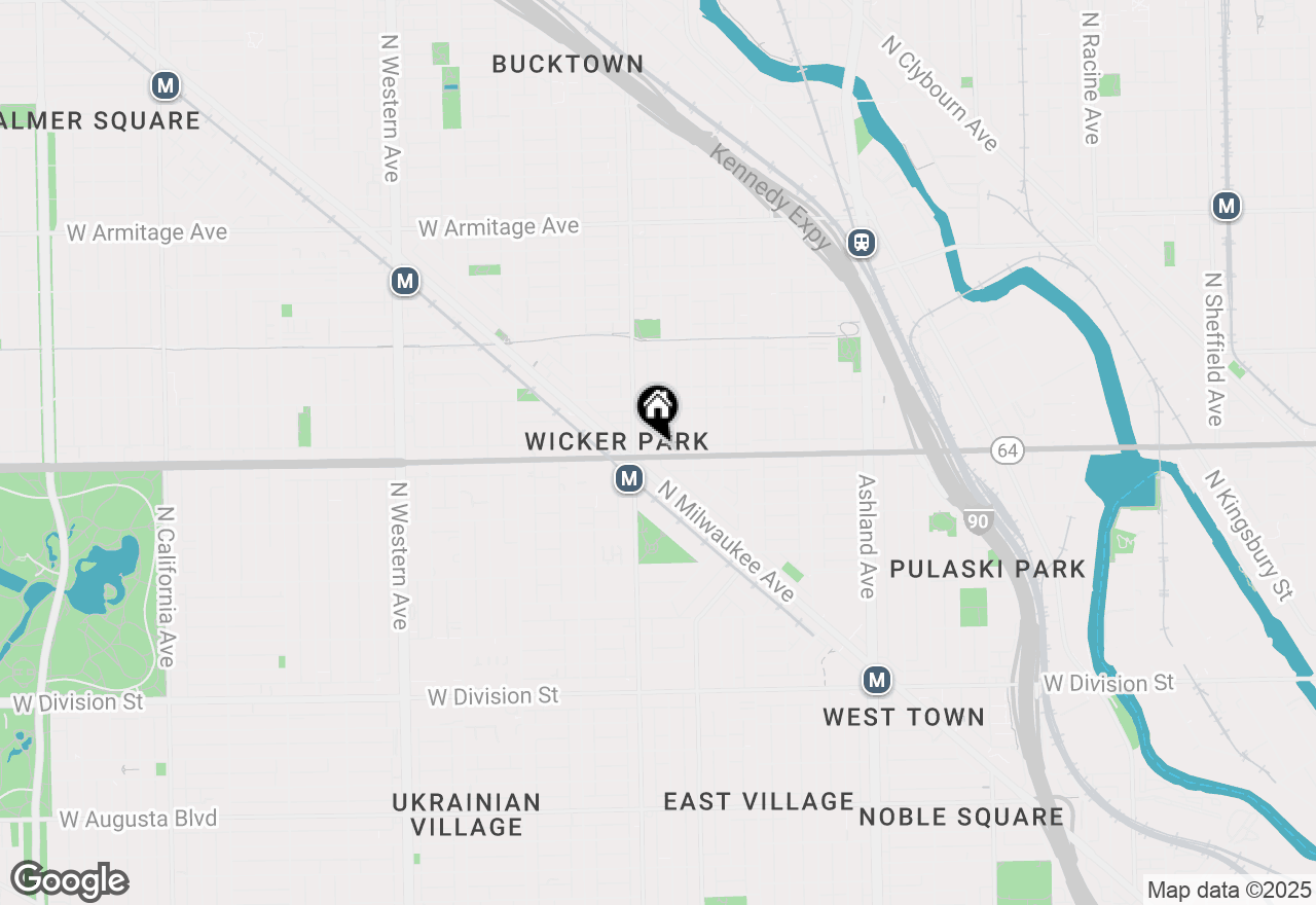 Map of 1934 W North Avenue #301, Chicago, IL 60622