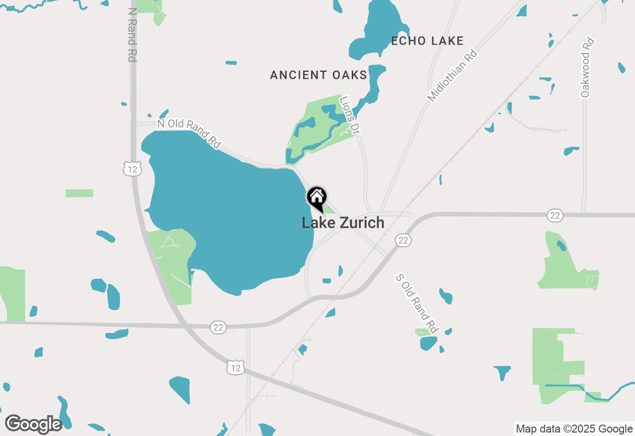 Map of 41 Lakeview Place, Lake Zurich, IL 60047