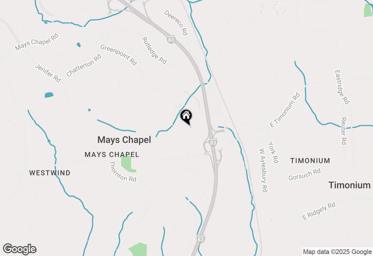 Map of 215 Sandee Road, Lutherville Timonium, MD 21093