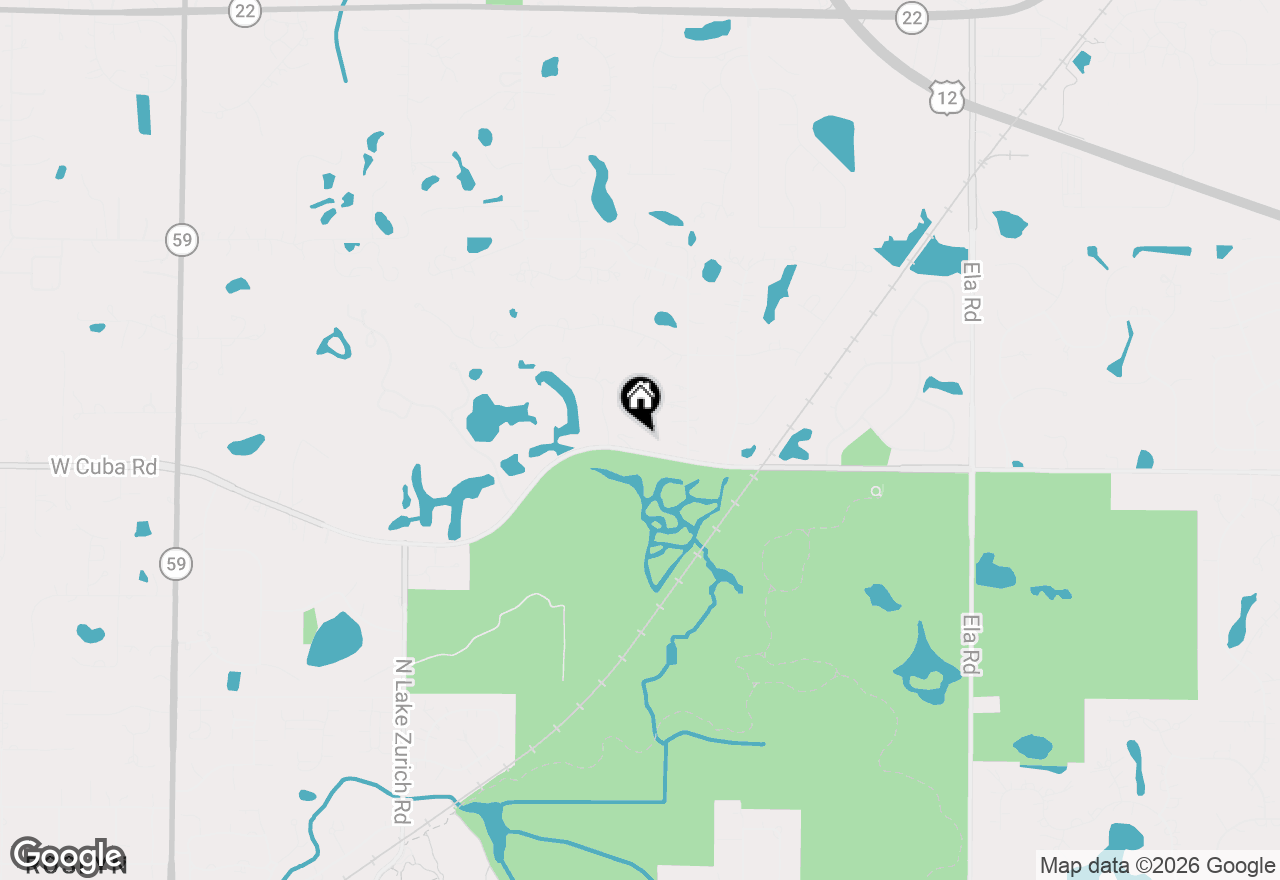 Map of 24710 W Cuba Road, Deer Park, IL 60010