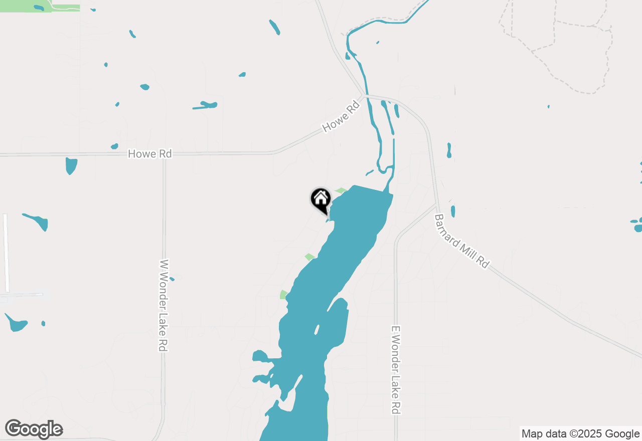 Map of 5525 W Lake Shore Drive, Wonder Lake, IL 60097