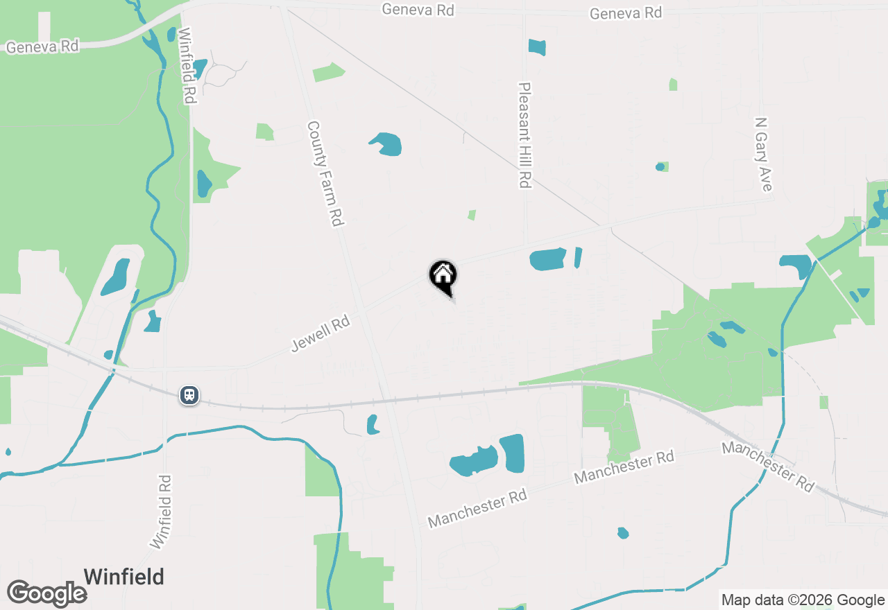 Map of 0N112 Leonard Street, Winfield, IL 60190