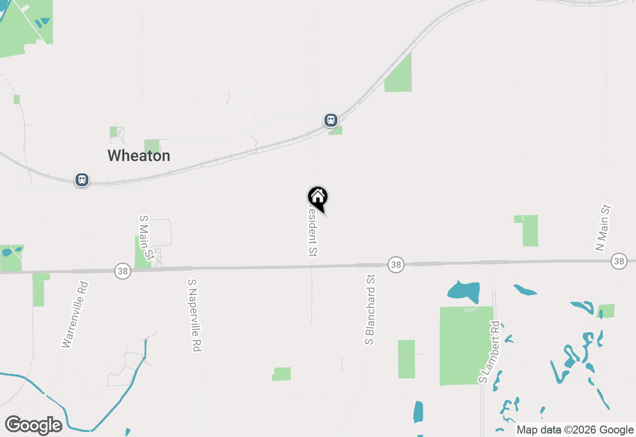 Map of 1010 E Illinois Street, Wheaton, IL 60187