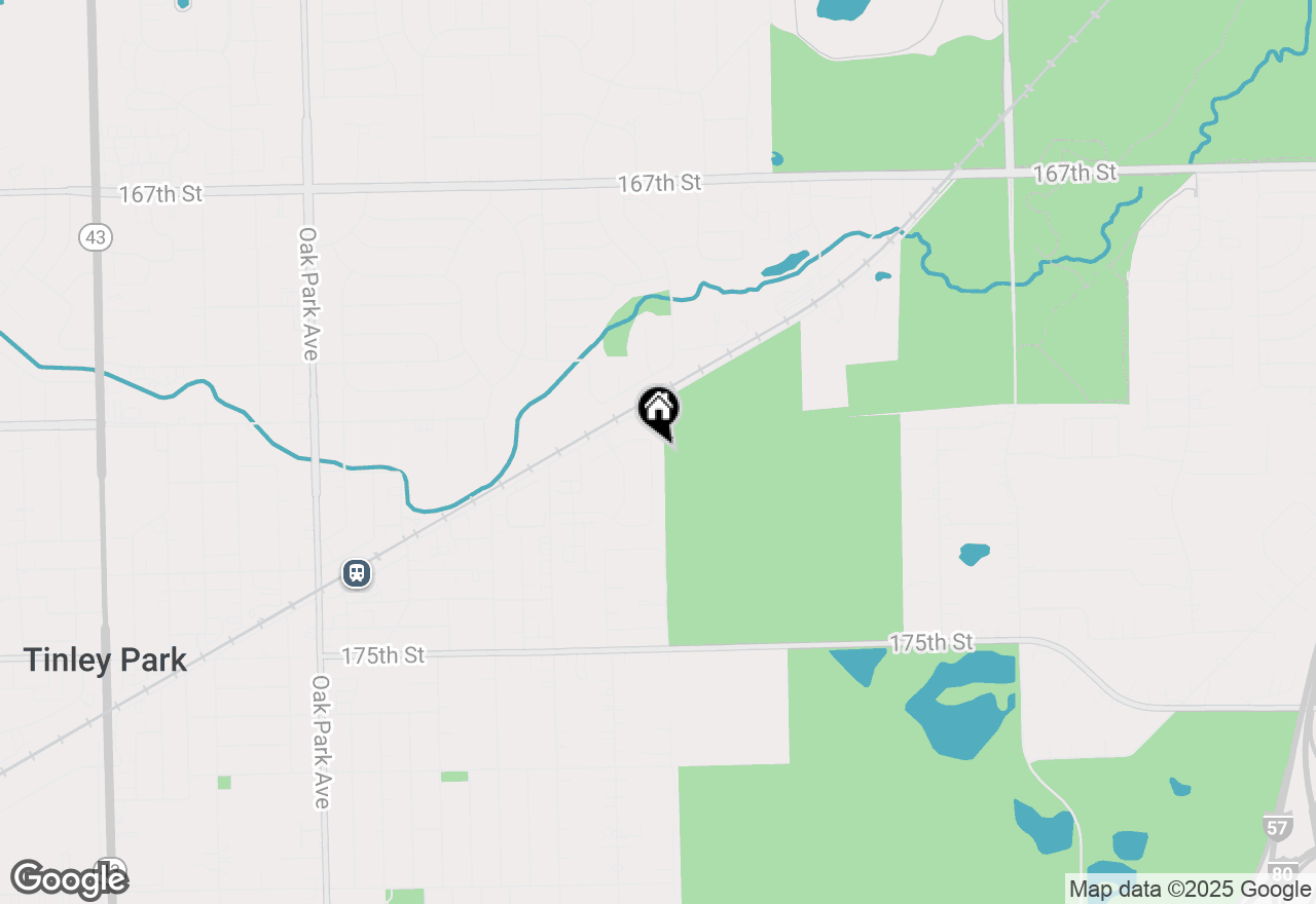 Map of 17217 Munster Lane, Tinley Park, IL 60477