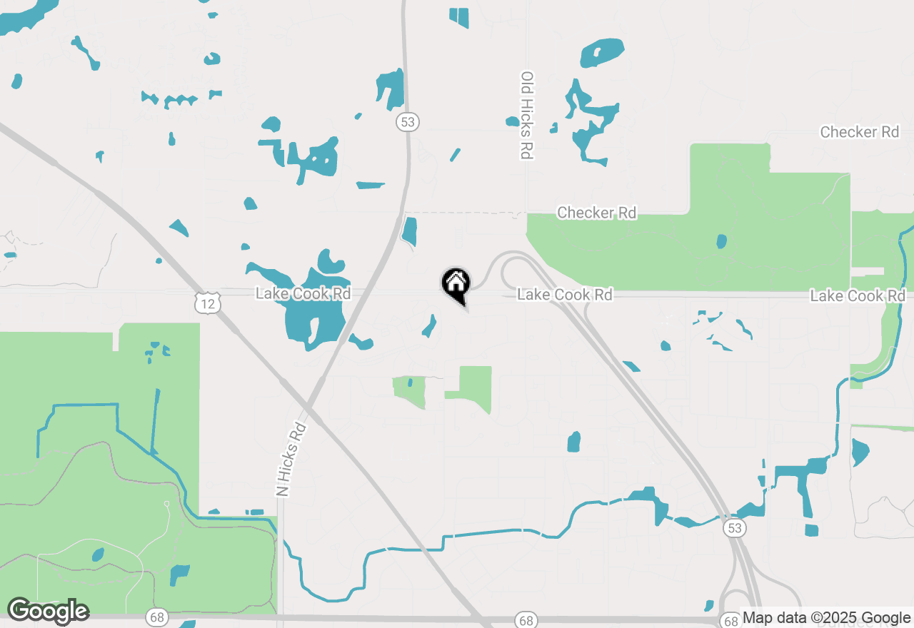 Map of 804 E Kings Row #3, Palatine, IL 60074