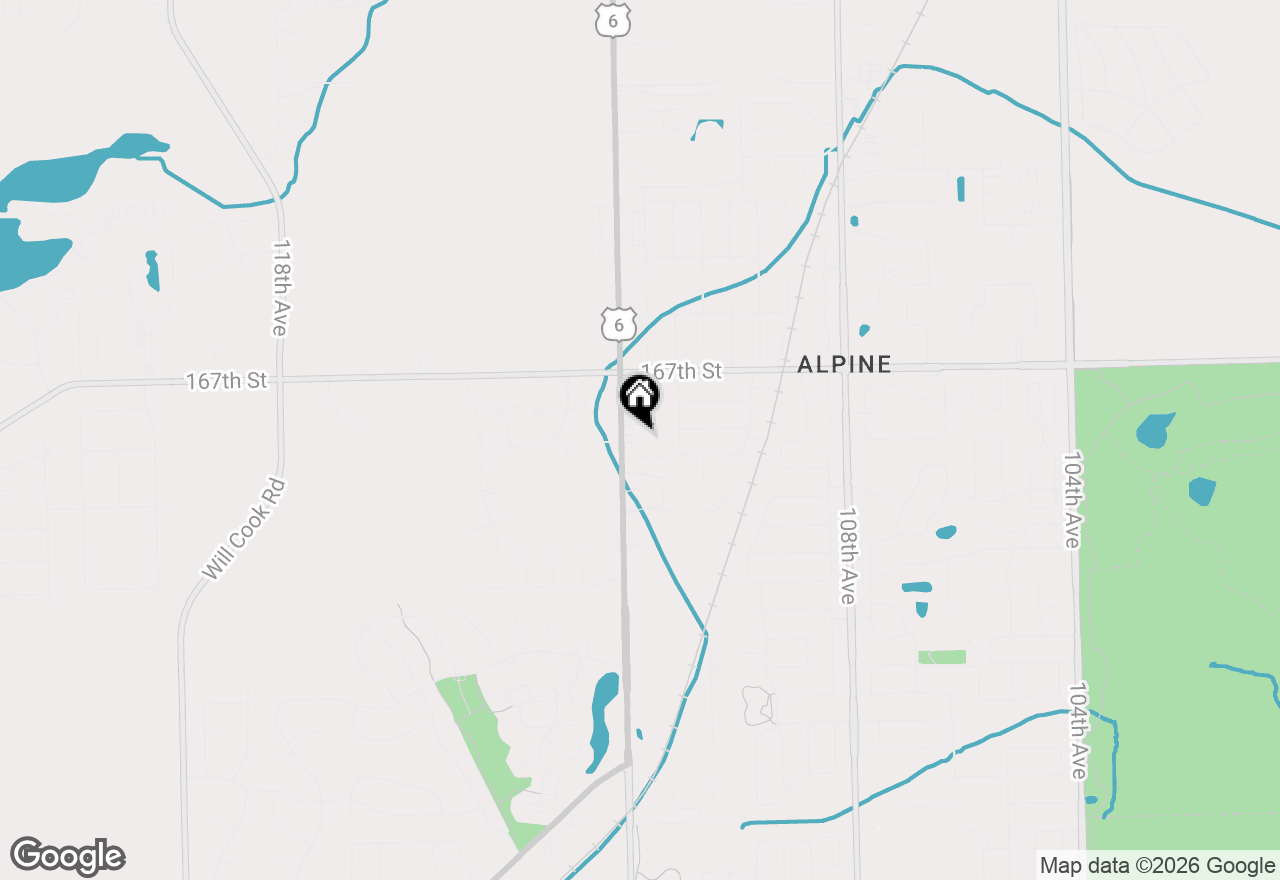 Map of 16809 Wolf Road, Orland Park, IL 60467