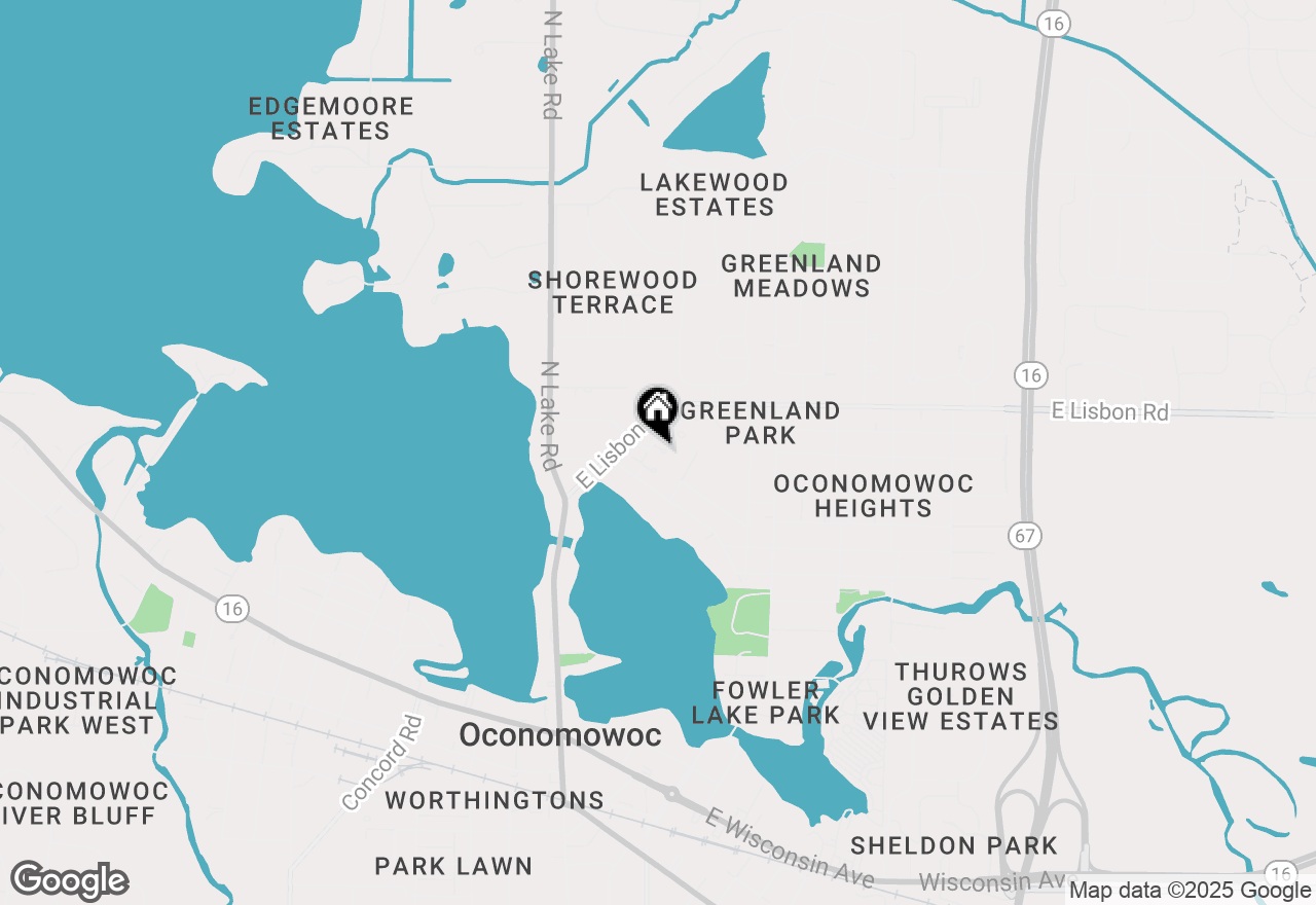 Map of 401 Pine Ter, Oconomowoc, WI 53066