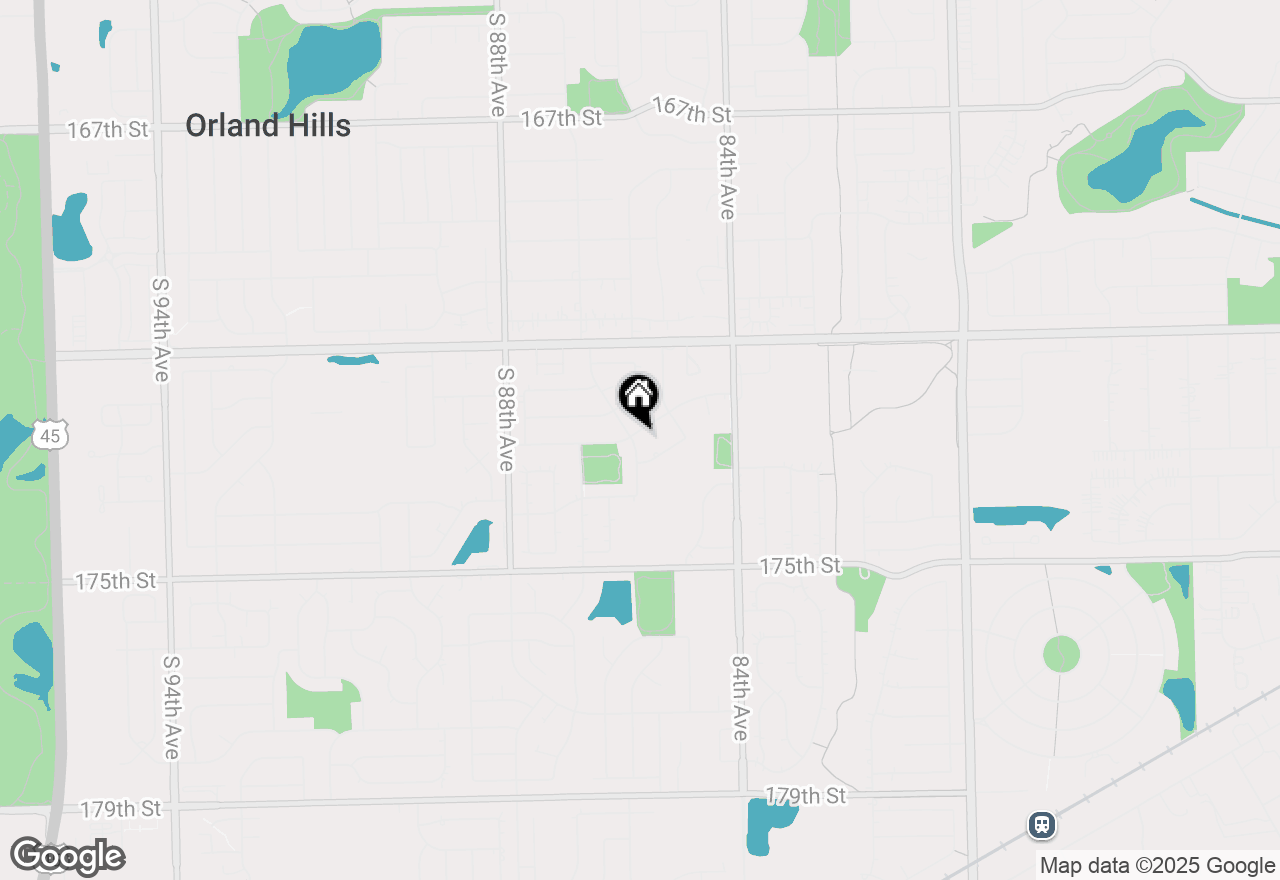 Map of 8543 Carriage Lane, Tinley Park, IL 60487