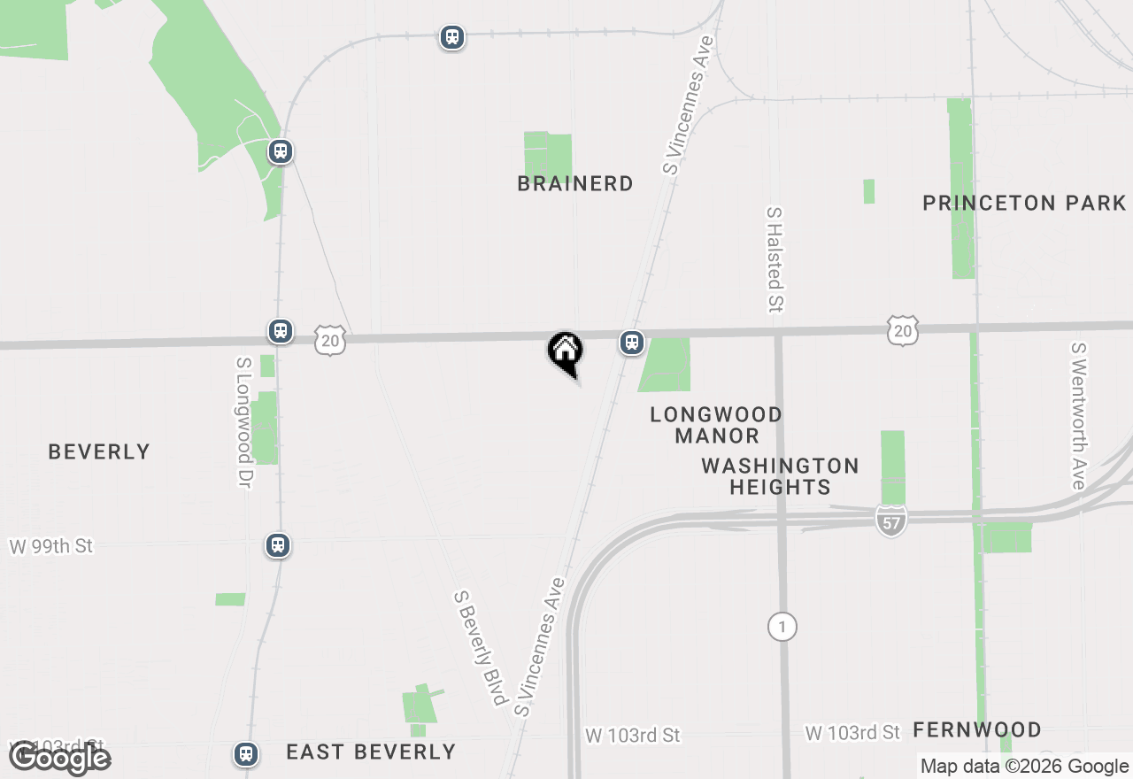 Map of 1212 W 96th Street, Chicago, IL 60643