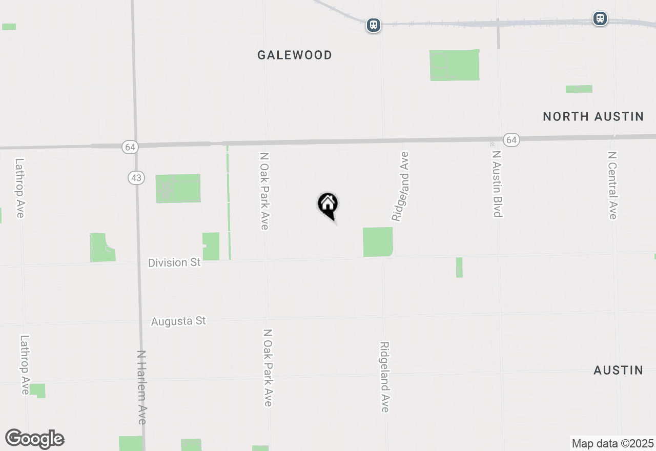 Map of 1000 N East Avenue, Oak Park, IL 60302