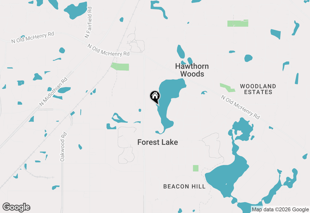 Map of 24013 N Forest Drive, Lake Zurich, IL 60047