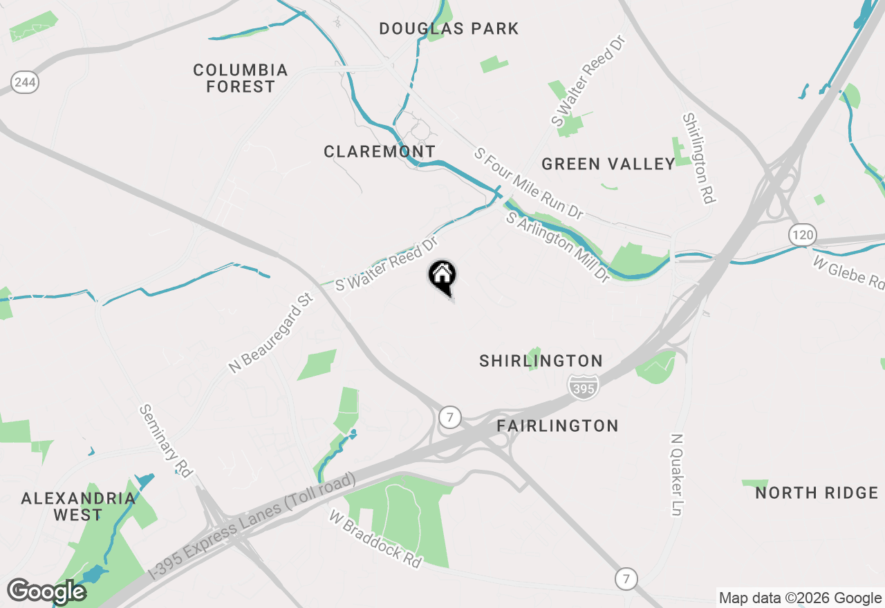Map of 2832 S Abingdon Street #B1, Arlington, VA 22206