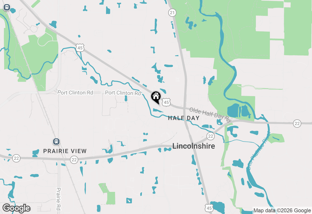 Map of 1304 Christine Court, Vernon Hills, IL 60061