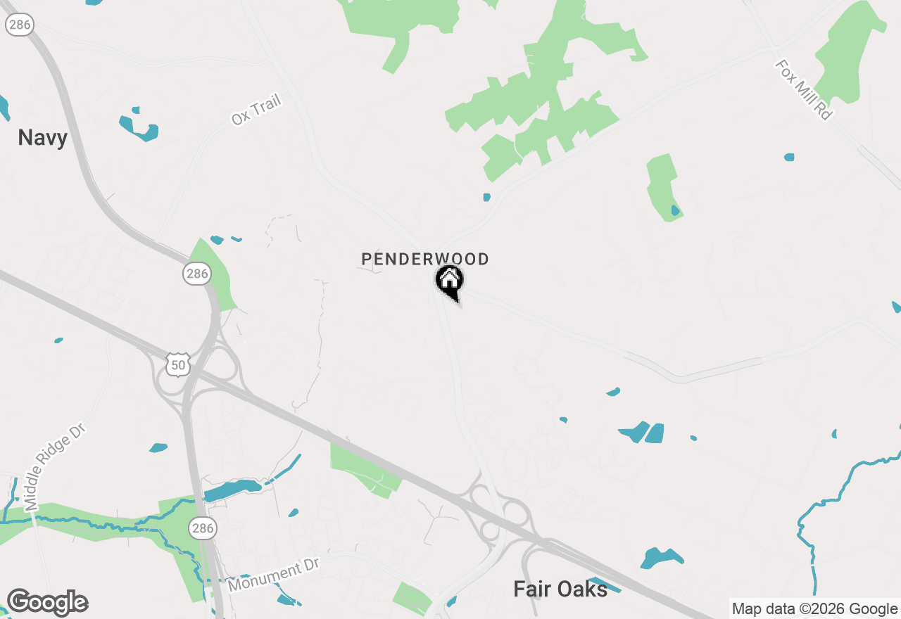 Map of 3735 W Ox, Fairfax, VA 22033