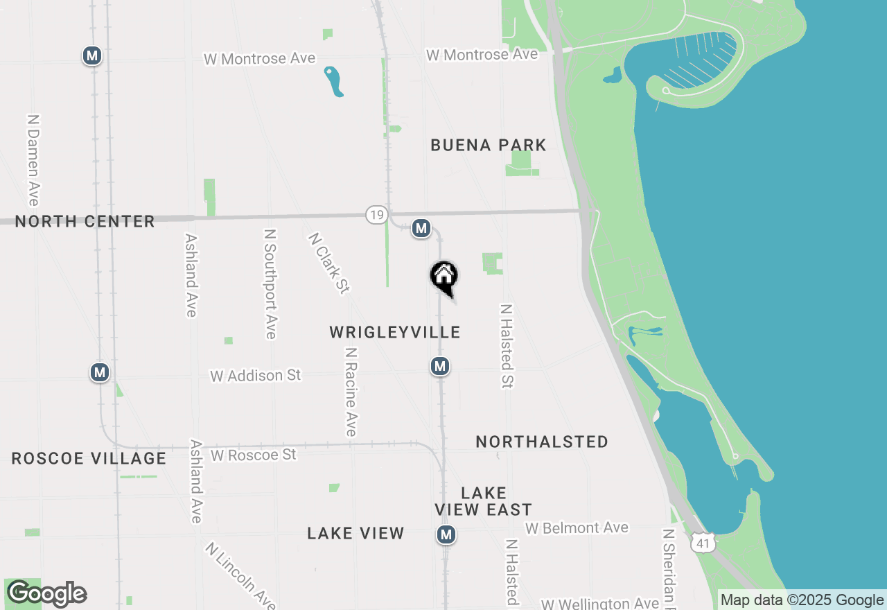 Map of 3738 N Wilton Avenue #3, Chicago, IL 60613