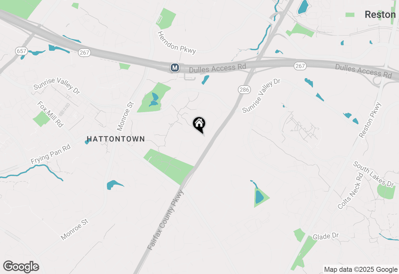 Map of 12625 Thunder Chase Drive, Reston, VA 20191