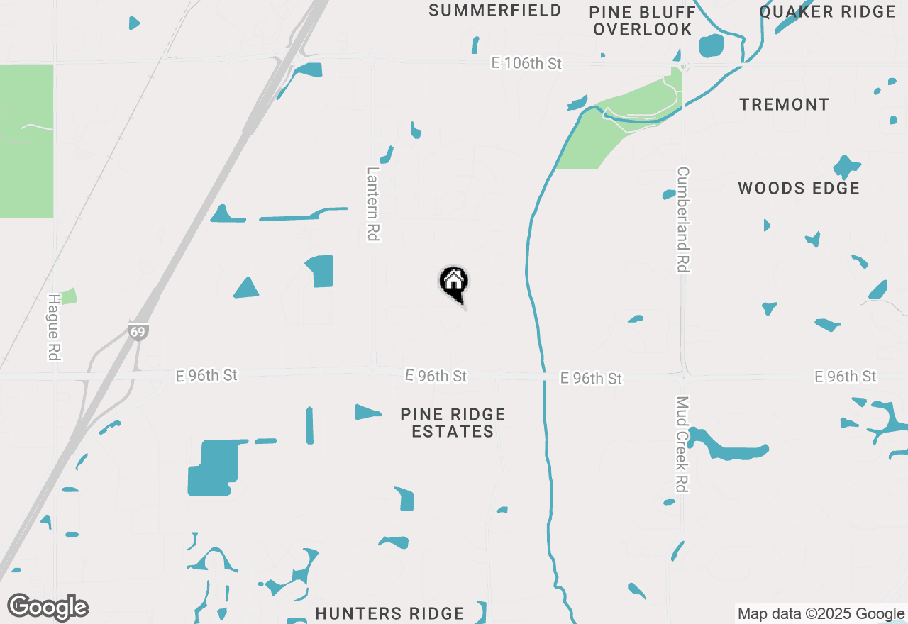 Map of 9055 Glass Chimney Lane, Fishers, IN 46037