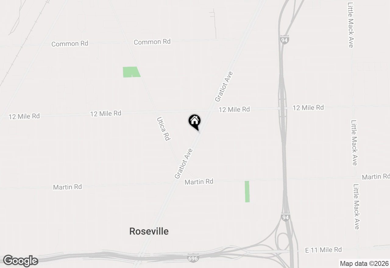 Map of 28631 & 28625 Gratiot Avenue, Roseville, MI 48066