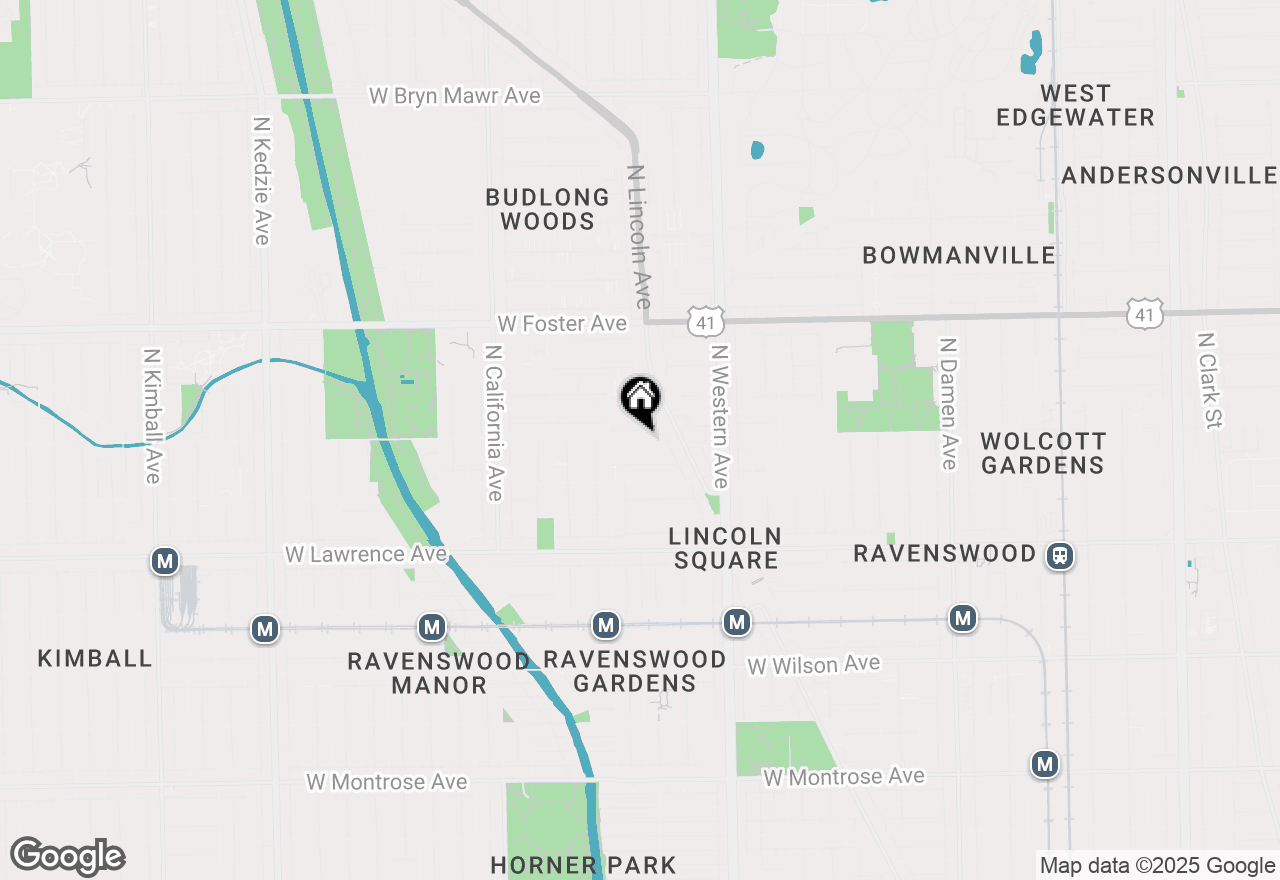 Map of 2548 W Argyle Street #1, Chicago, IL 60625