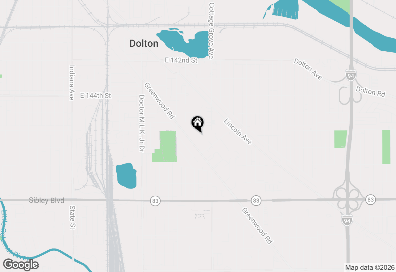 Map of 14635 Greenwood Road #305, Dolton, IL 60419