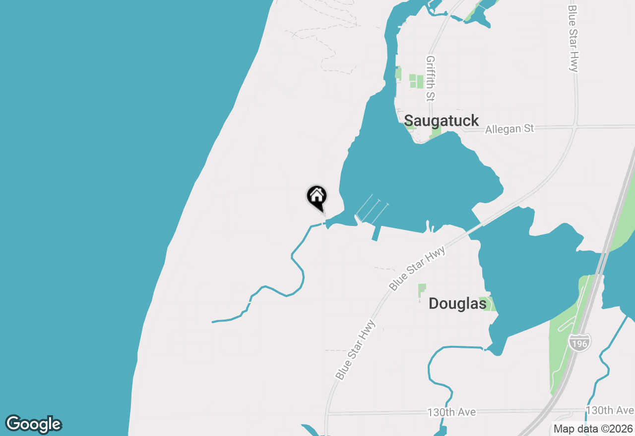 Map of 300 N Ferry Street, Douglas, MI 49406