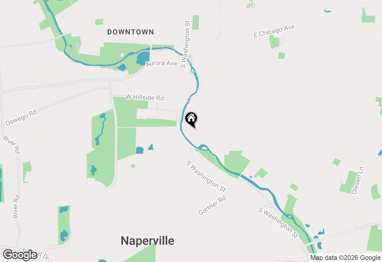 Map of 21 Golden Larch Court, Naperville, IL 60540