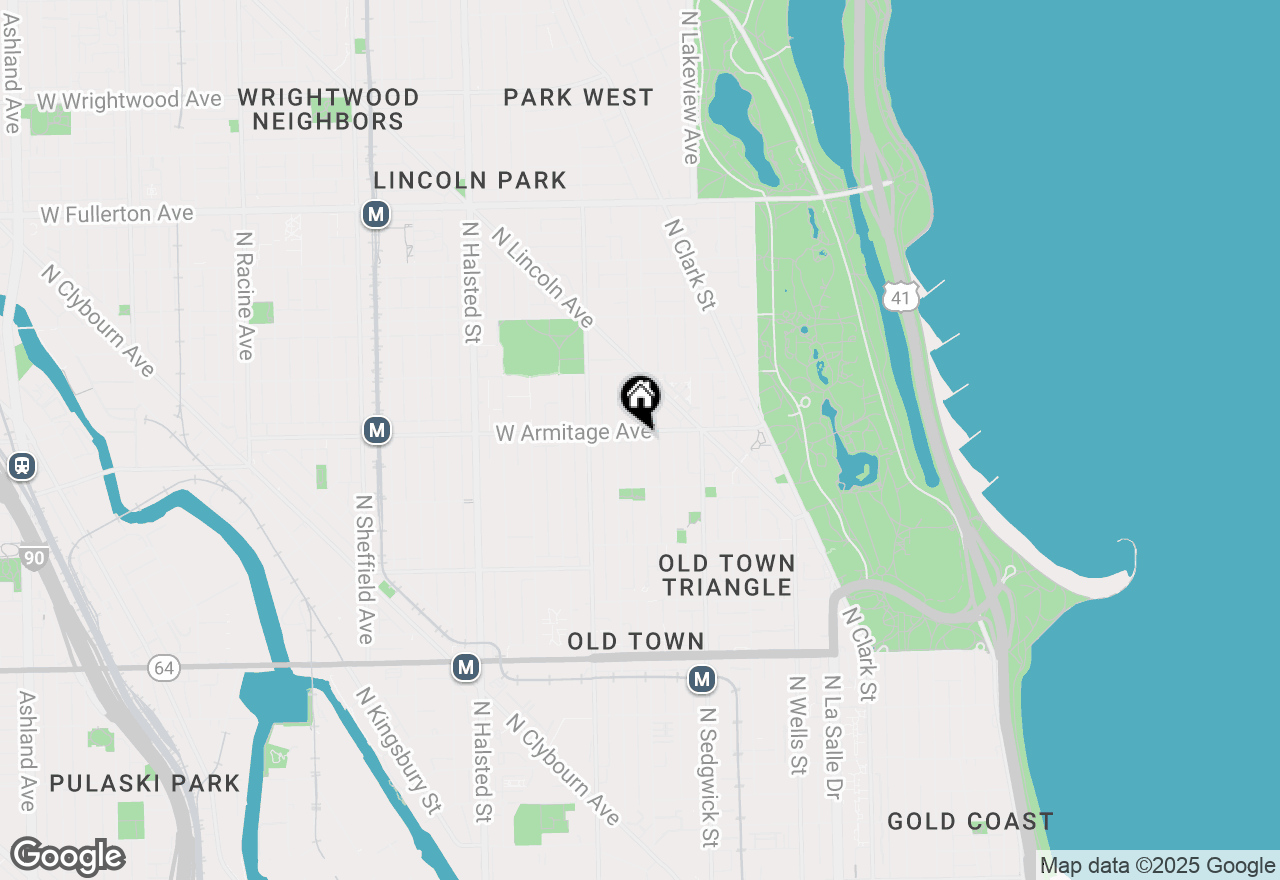 Map of 1954 N Cleveland Avenue #2N, Chicago, IL 60614