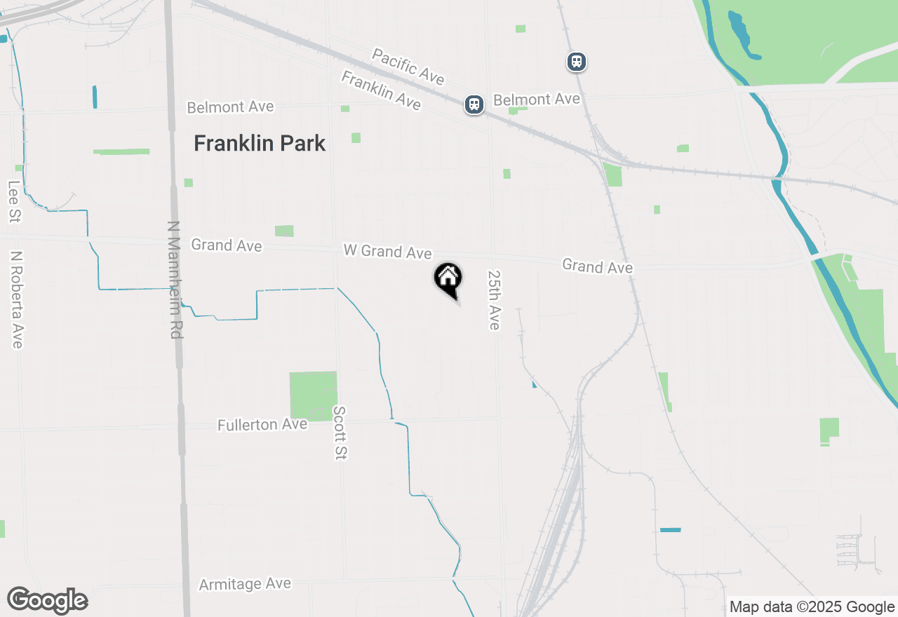 Map of 2643 Atlantic Street, Franklin Park, IL 60131