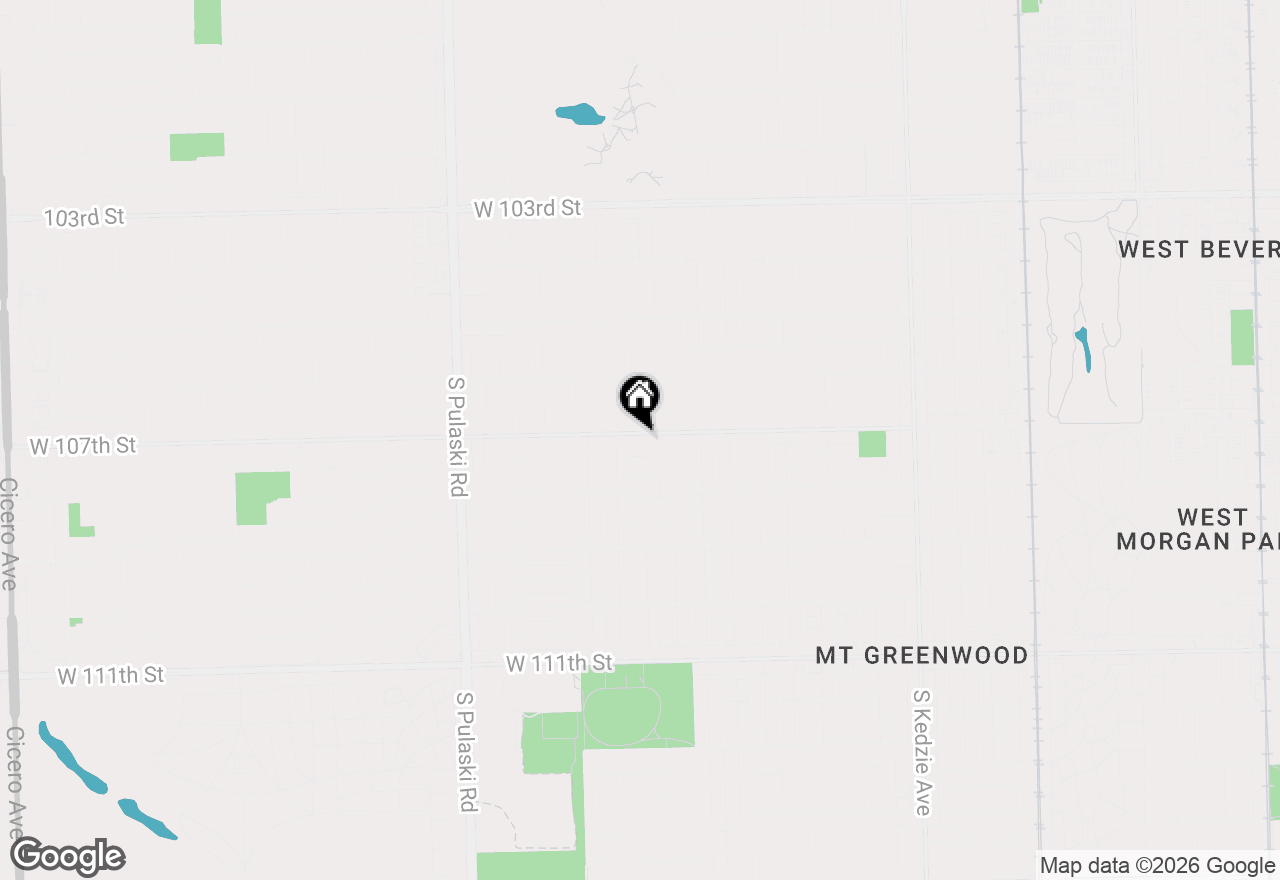 Map of 3653 W 107th Street, Chicago, IL 60655