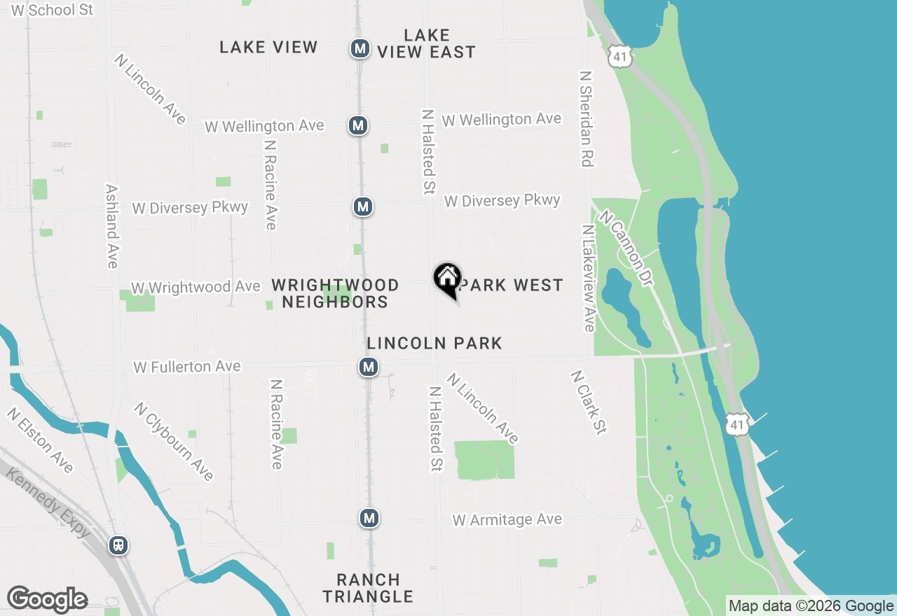 Map of 2518 N Burling Street, Chicago, IL 60614