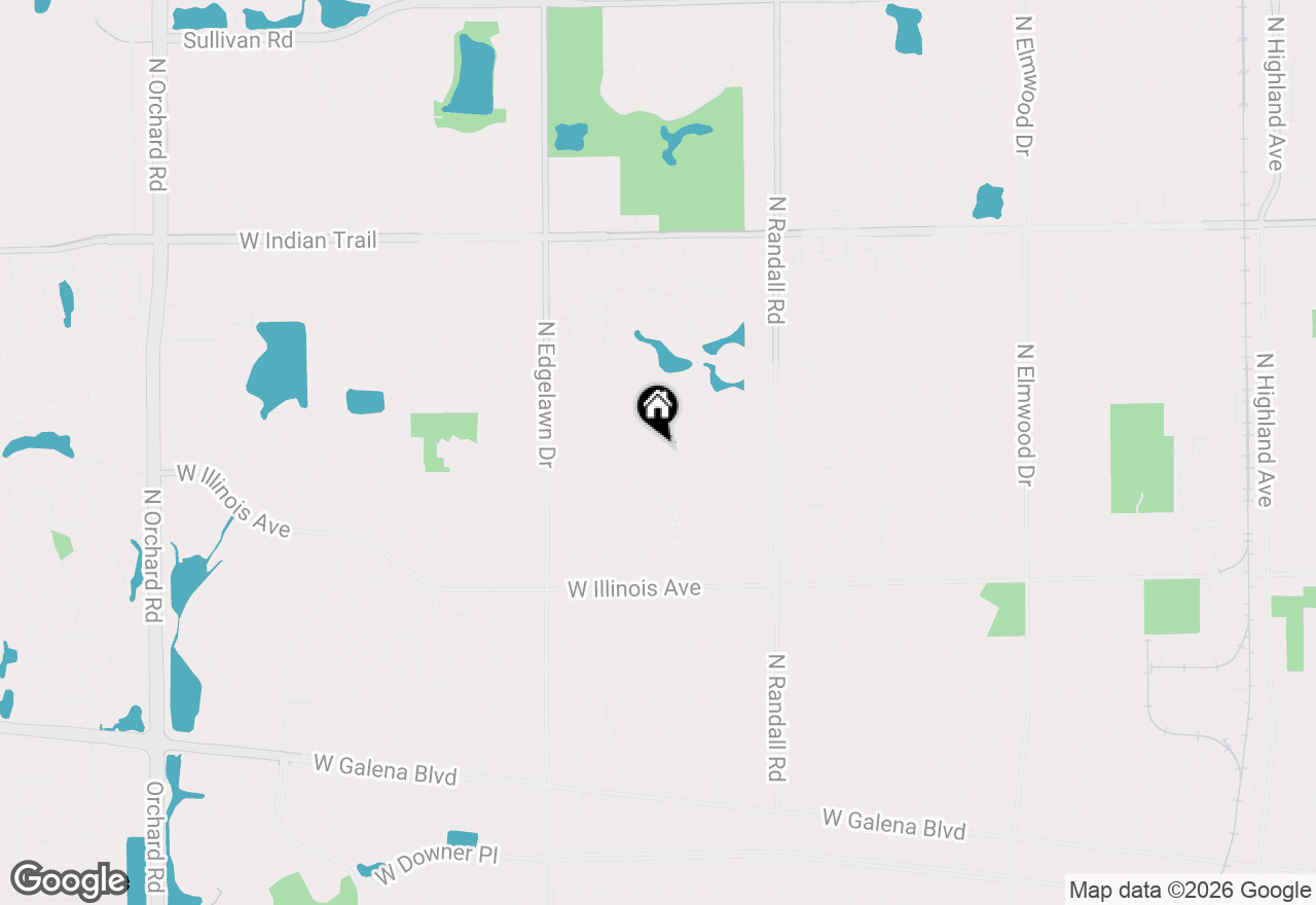 Map of (Address confidential), Aurora, Illinois 60506