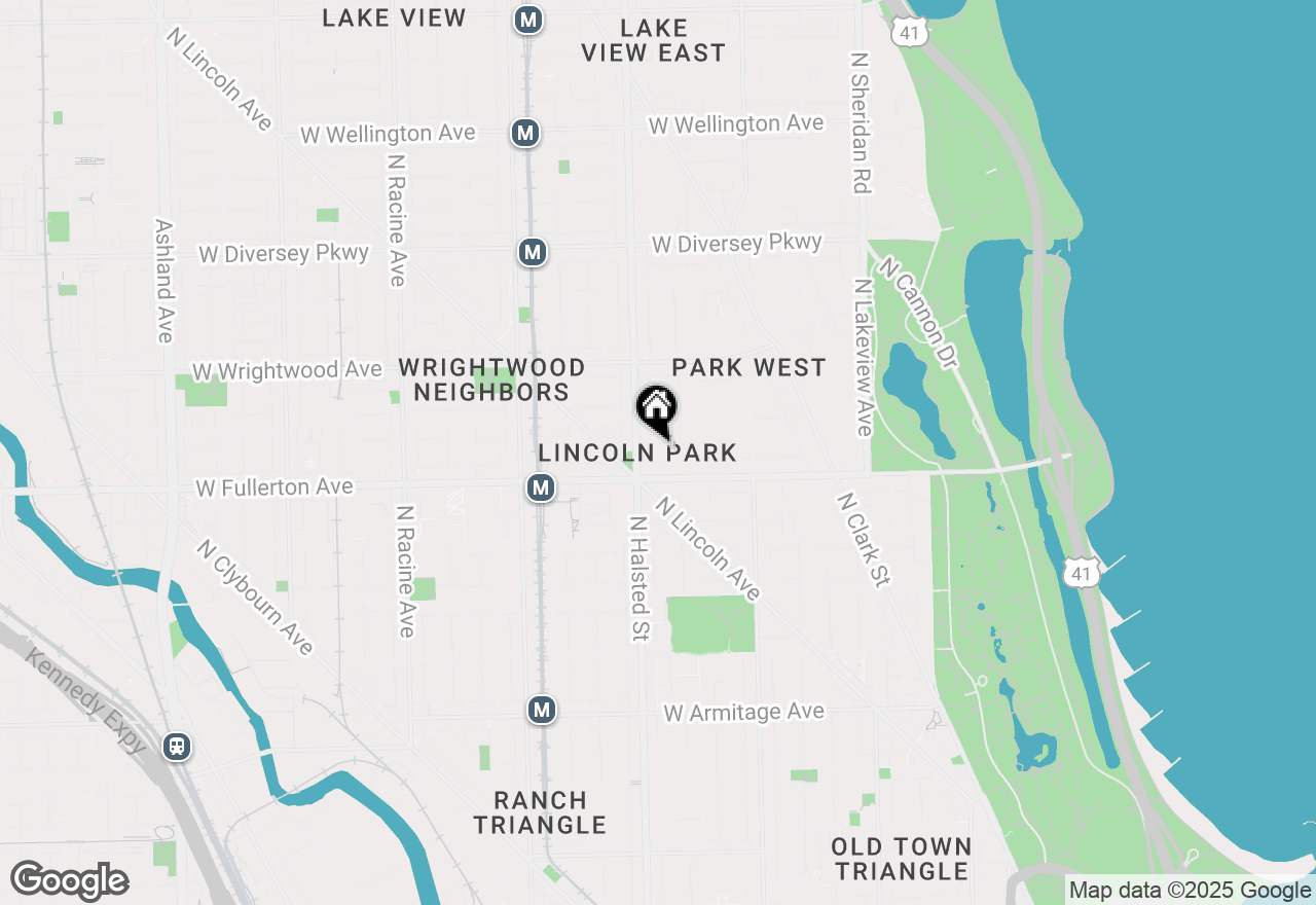 Map of 2426 N Burling Street, Chicago, IL 60614