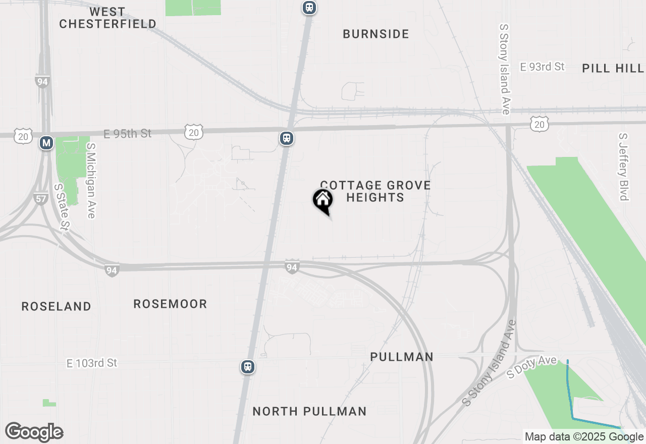 Map of 9812 S Ingleside Avenue, Chicago, IL 60628