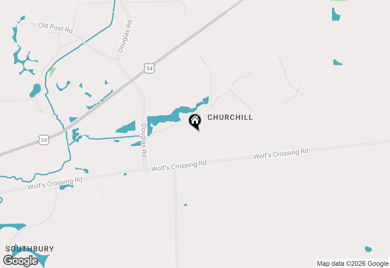 Map of 615 Paris Avenue, Oswego, IL 60543