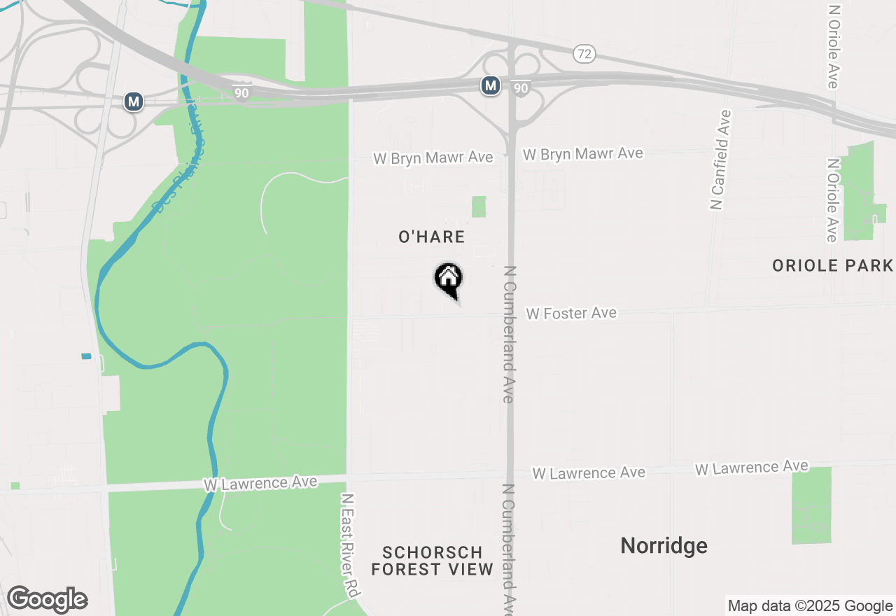 Map of 8560 W Foster Avenue #209, Norridge, IL 60706