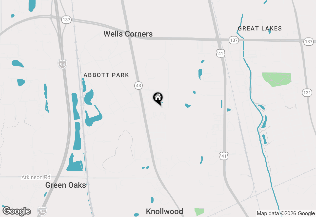 Map of 13296 W Heiden Circle, Lake Bluff, IL 60044