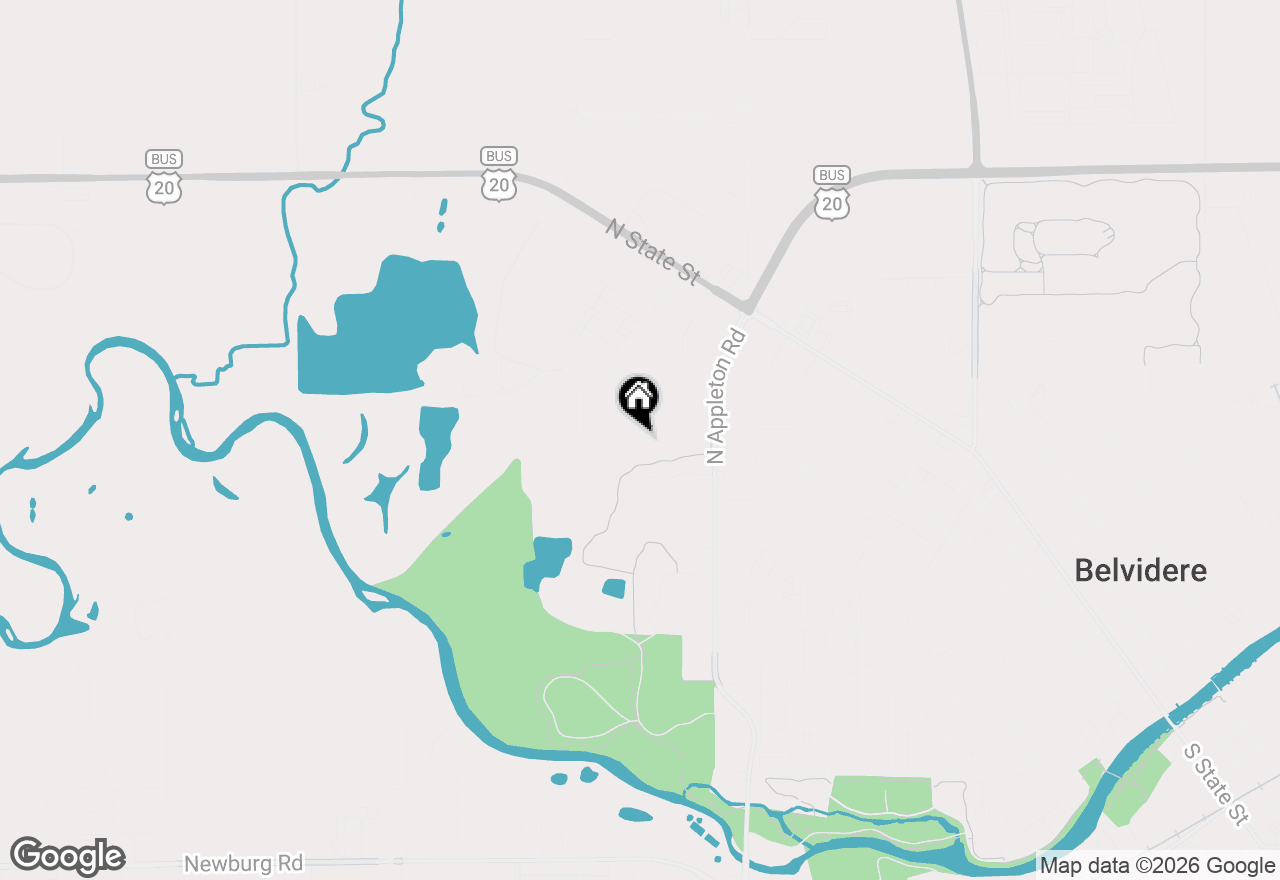 Map of 2119 Wynnwood Drive, Belvidere, IL 61008