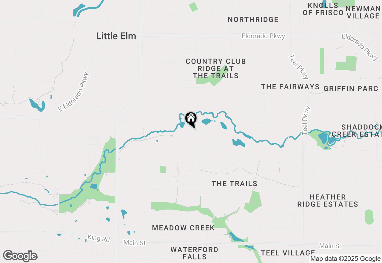 Map of 11668 Bent Creek Trail, Frisco, TX 75033