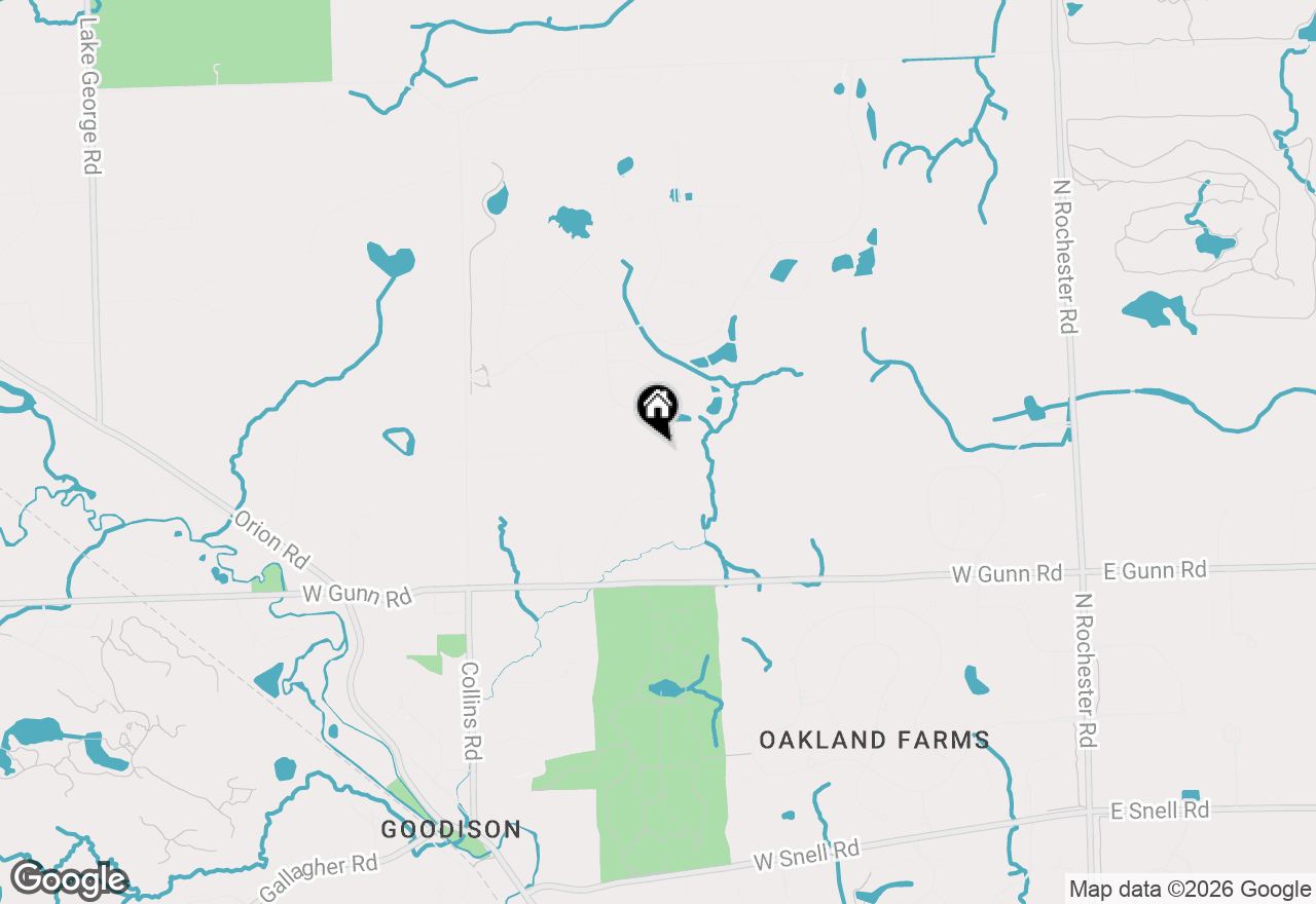 Map of 864 Pine Needle Trail, Rochester, MI 48306
