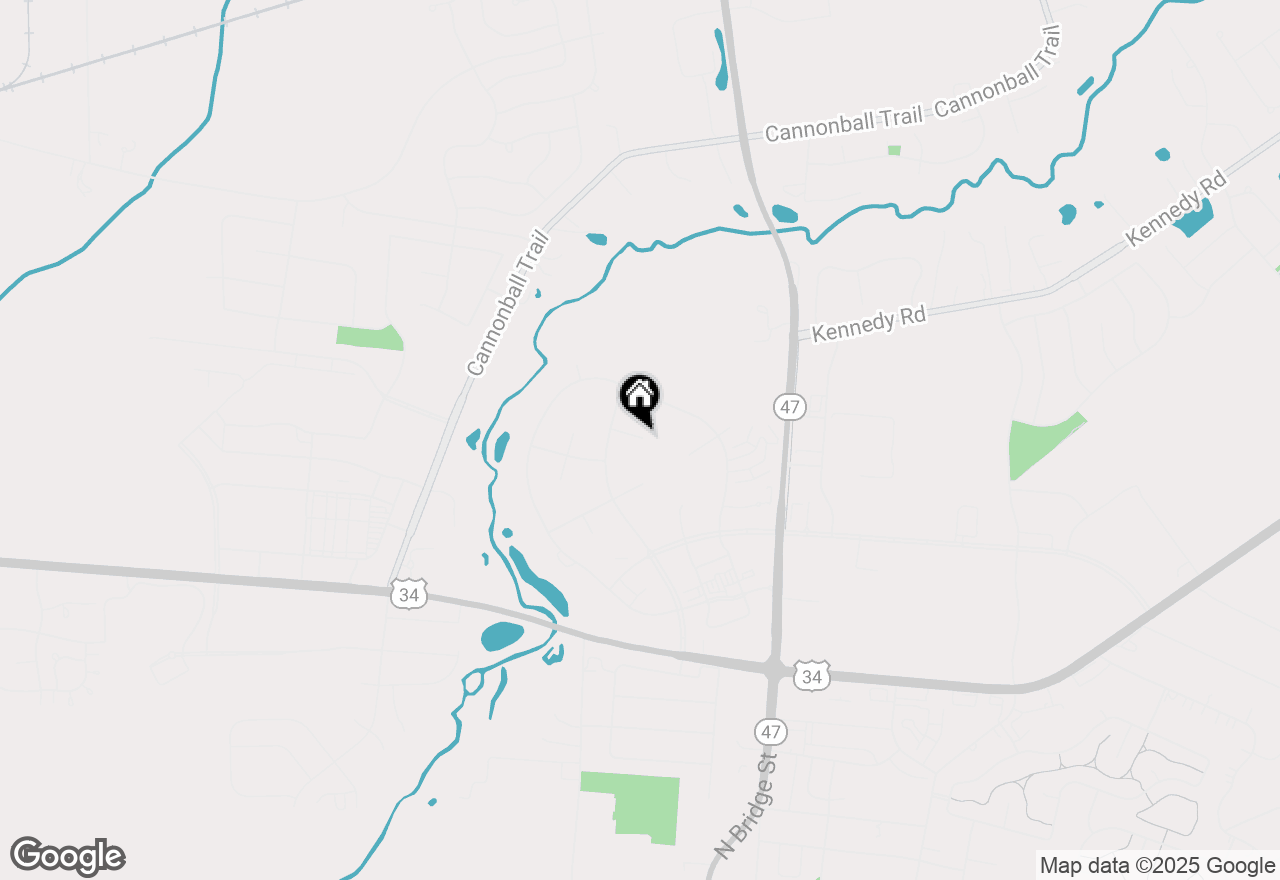 Map of 124 Naden Court, Yorkville, IL 60560