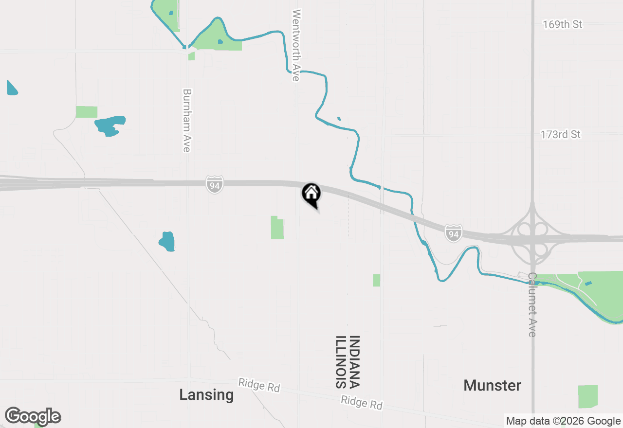 Map of 17526 Shirley Drive, Lansing, IL 60438